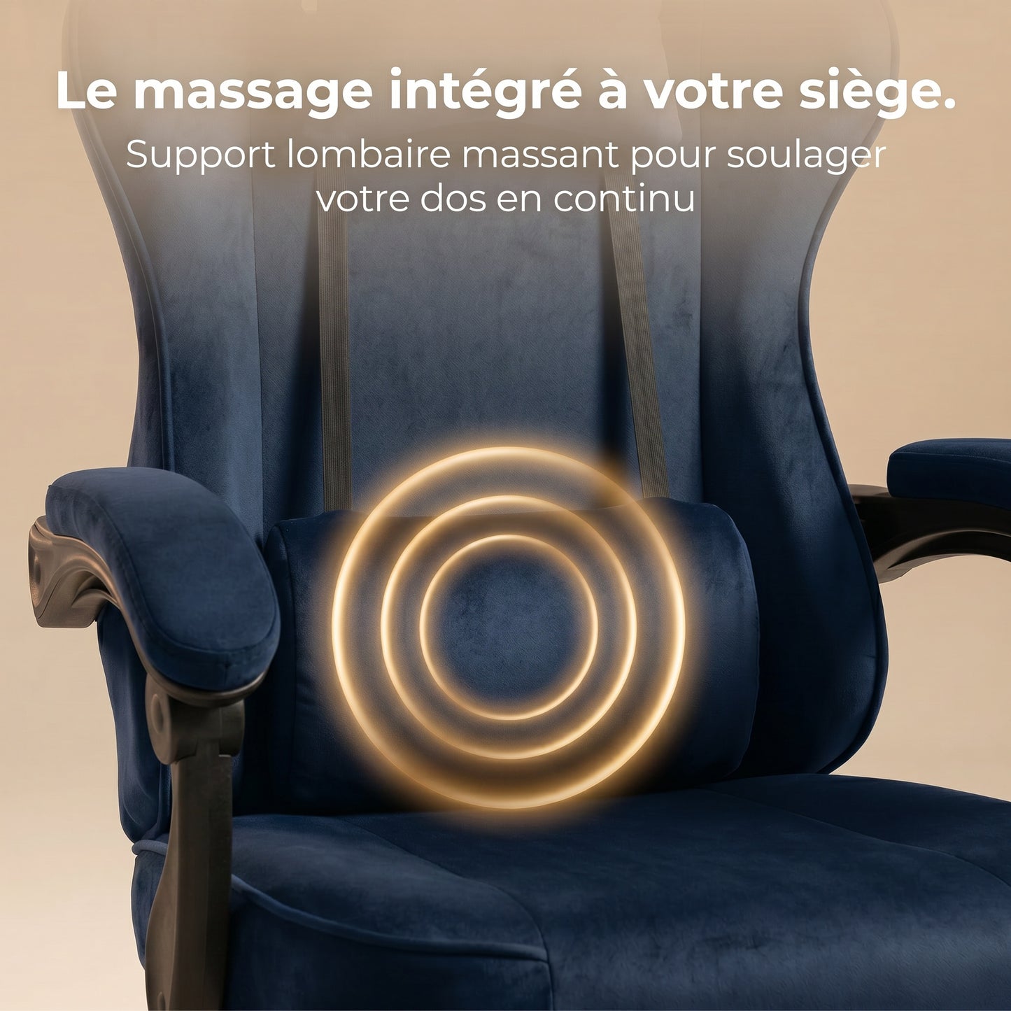 Chaise gaming bleu