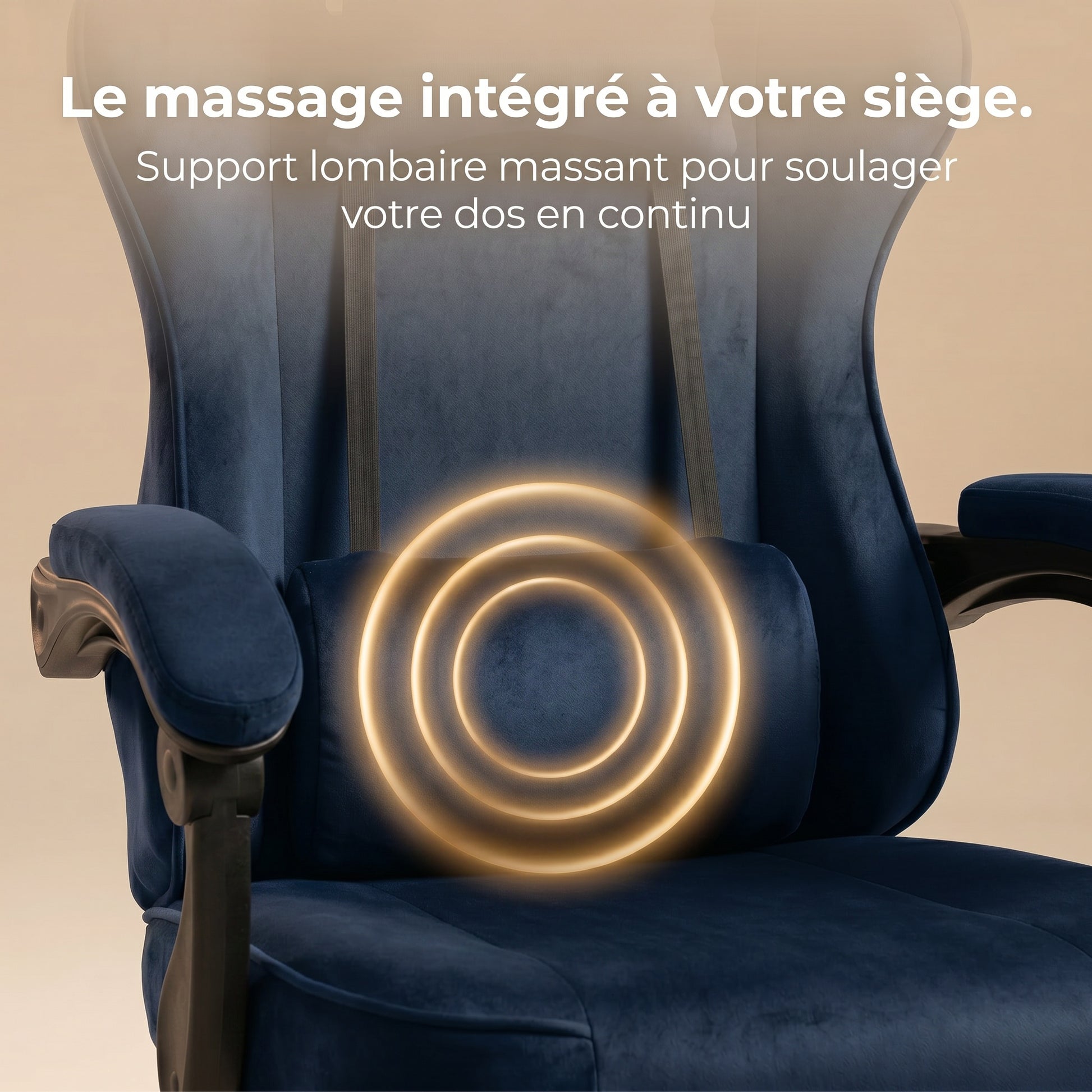Chaise gaming bleu