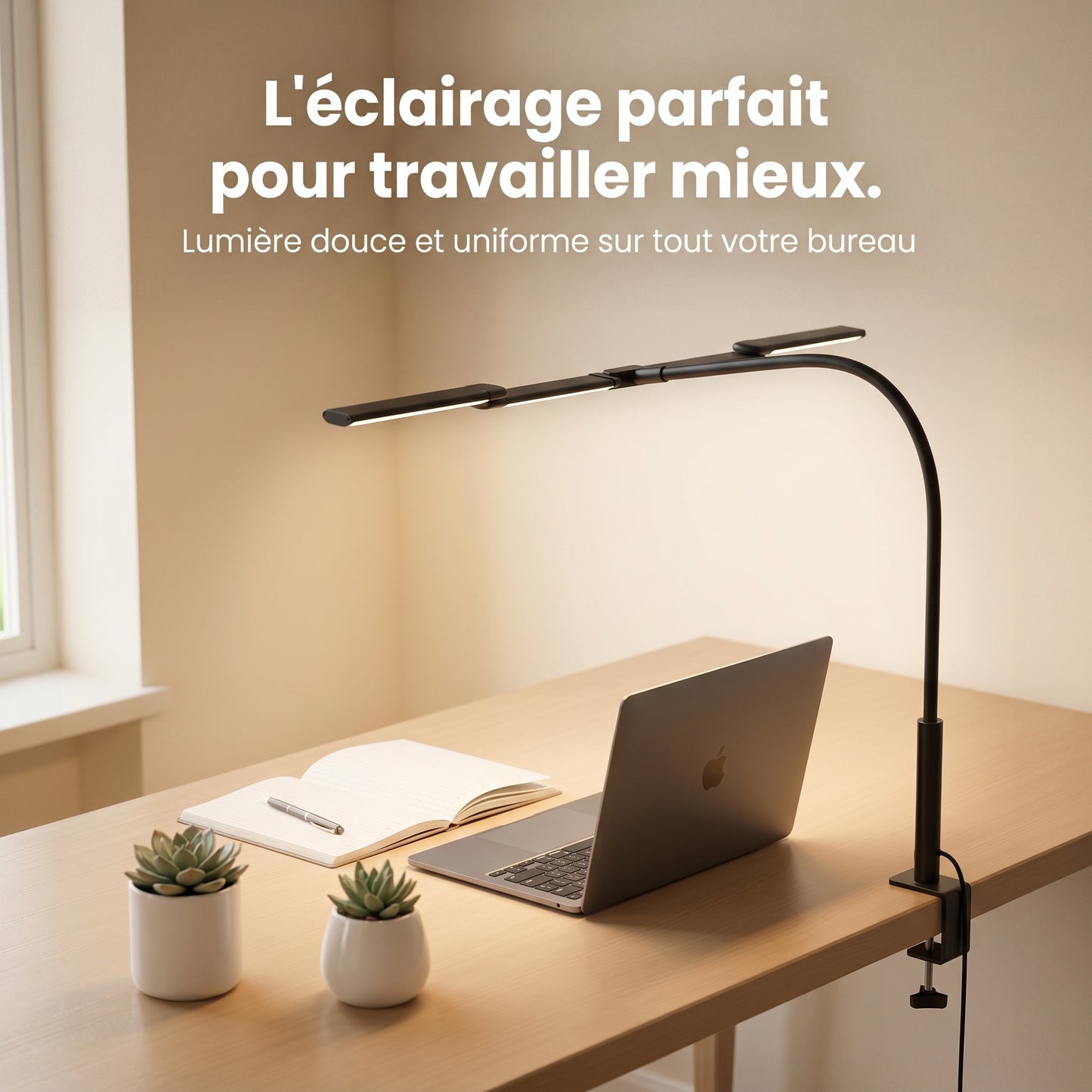 Lampe de bureau LED Postrua type architecte