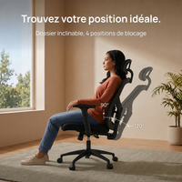 Chaise de Bureau Ergonomique AirFlex