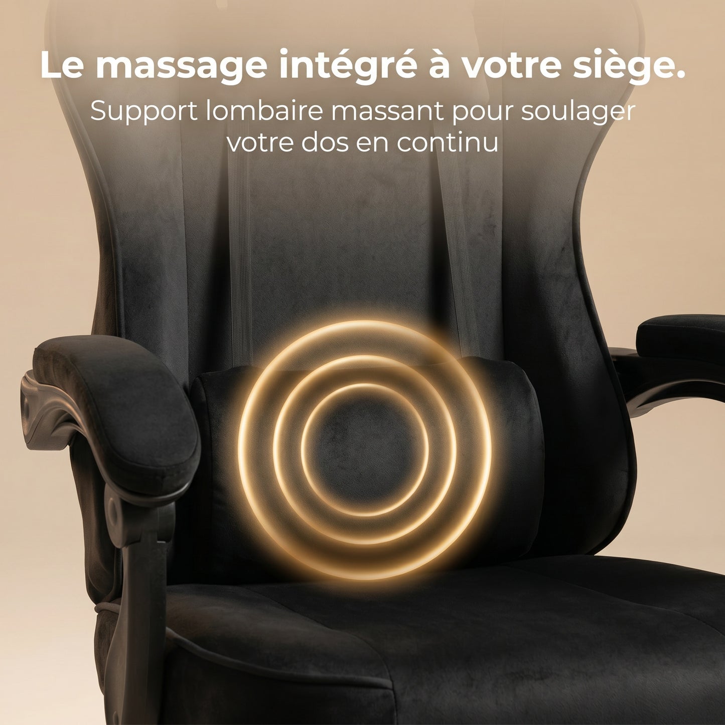 Chaise gaming noir