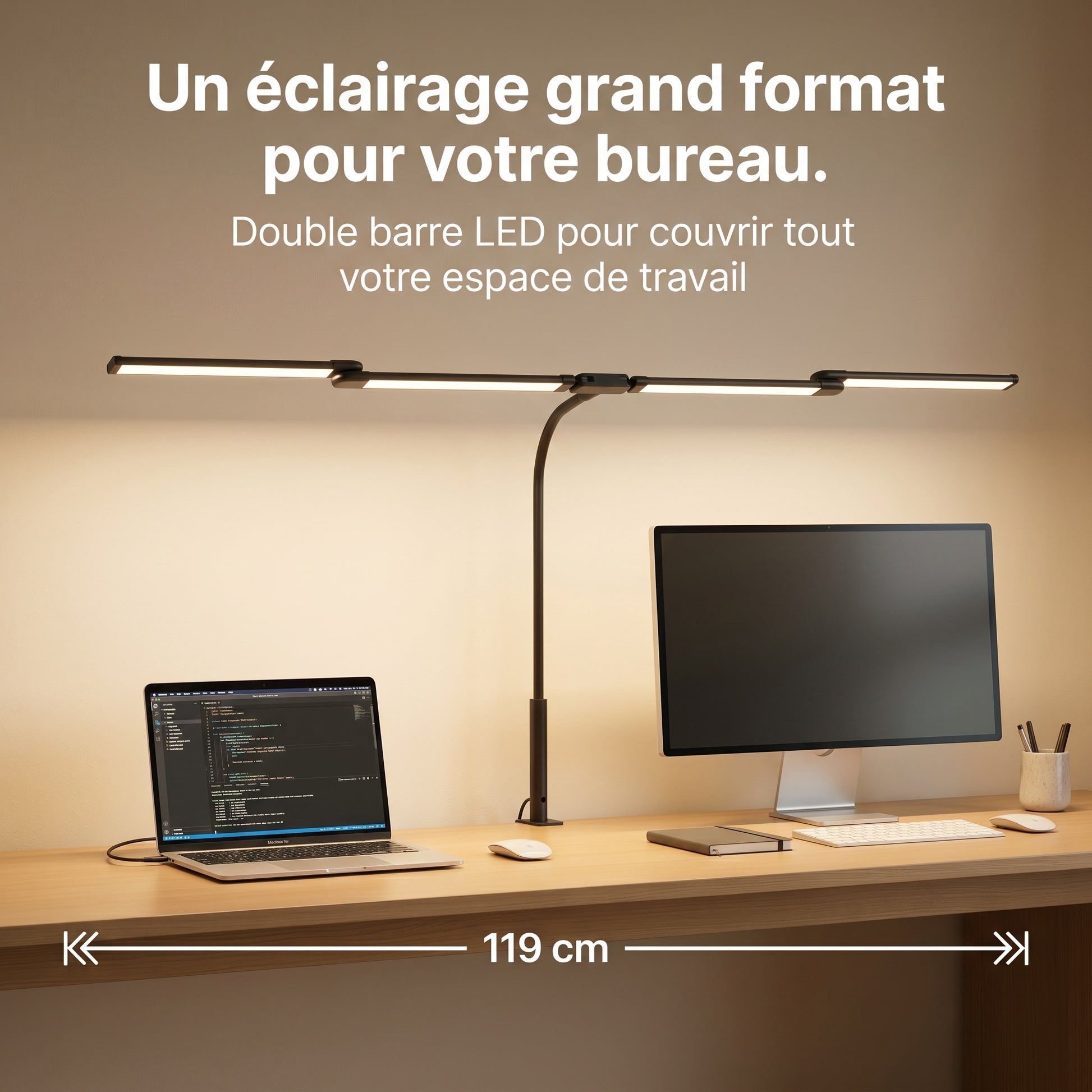 Lampe de bureau LED Postrua type architecte