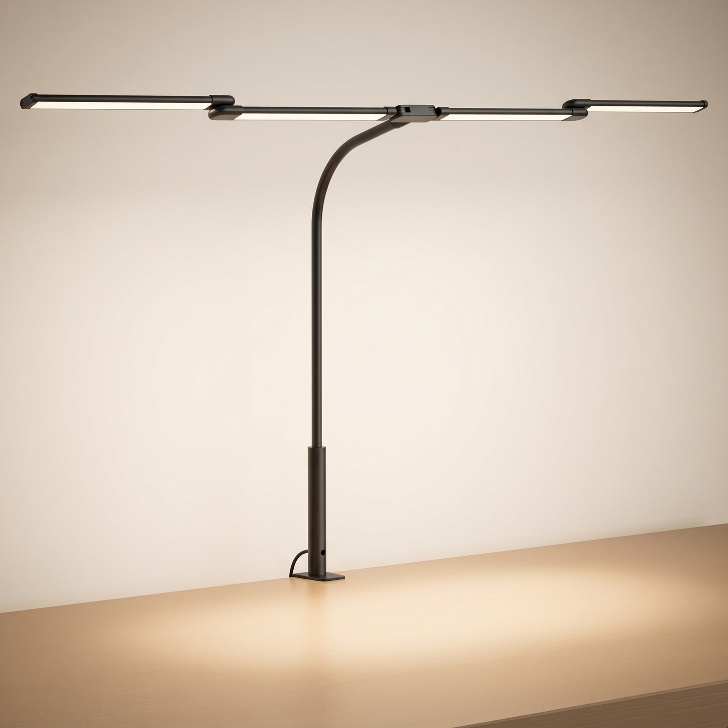 Lampe de bureau LED Postrua type architecte à col de cygne